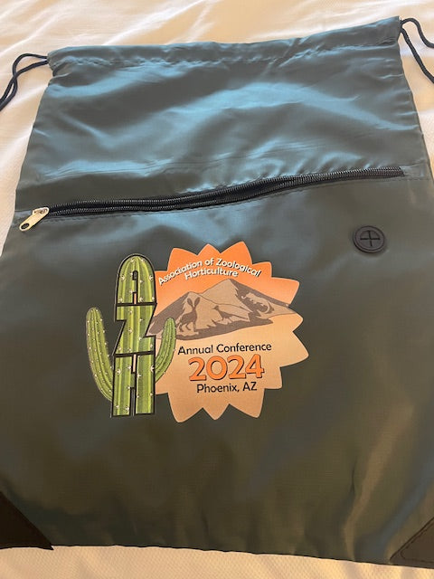 Drawstring Backpack with Pocket